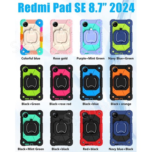 Hülle Für Xiaomi Redmi Pad SE 8.7 Zoll 2024 Hybrid Outdoor Cover Tasche Cover - Photo 2/129