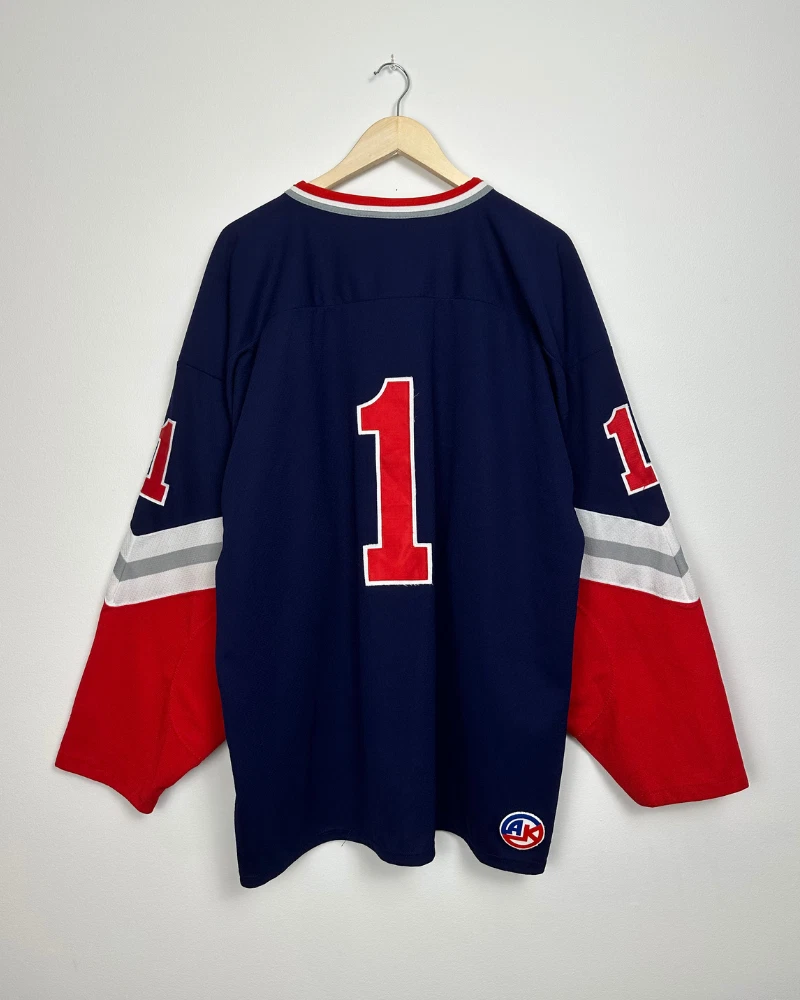 Vintage Athletic Knit New York Rangers Blank Hockey Jersey Size