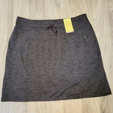 Tangerine Soft Active Skort Womens size XXL Color Dark Heather Grey W34"