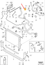 Staffa sistema di raffreddamento VOLVO V60 MK1 31202957 NUOVA ORIGINALE