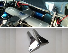 Corvette C5 1997-2004 2pc Hood Hinge Covers Stainless Engine Chrome Part