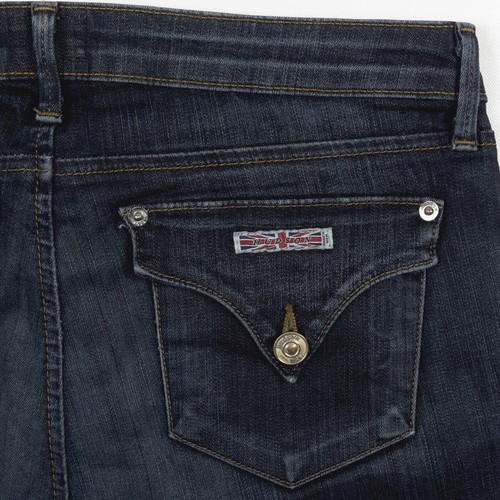 Hudson CARLY STRAIGHT Jeans USA Dark Wash Shade E Womens Tag 27 Inseam 33 - Picture 10 of 12