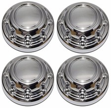 Center Hub Cap Set For Dodge 2500 3500 1994-99 Pick-up Truck 1998-03 Van Chrome