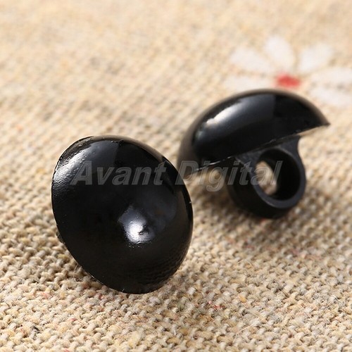 100X DIY Bear Doll Eyes Type Mushroom Domed Round Buttons Sewing Shank Craft - Picture 13 of 24