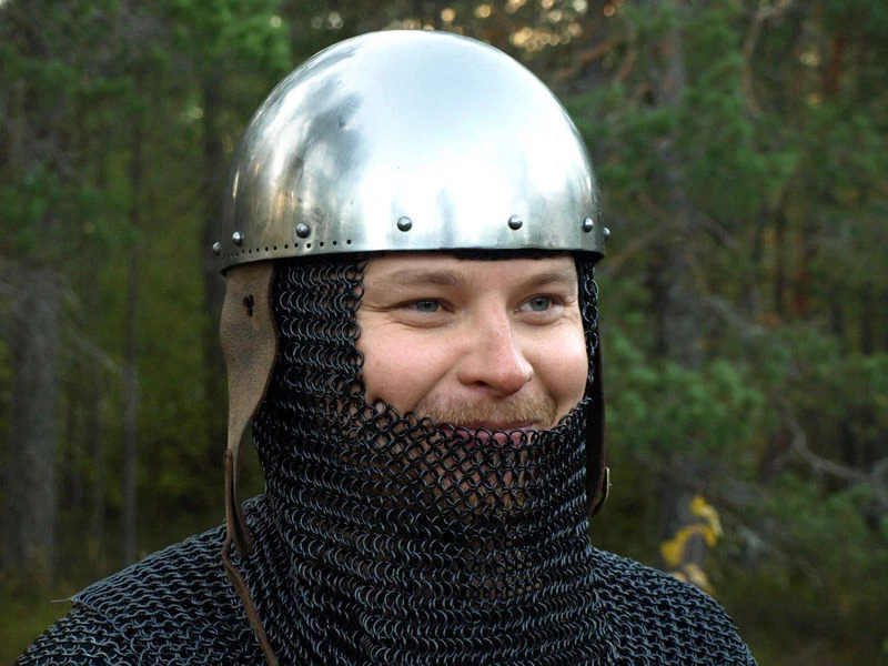 Steel Skull Cap aka Cervelliere Medieval Helmet Battle Ready