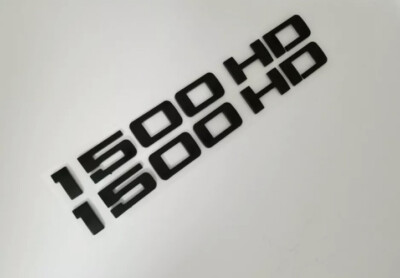 2pcs Chrome 1500HD Emblems Badges Fit for Silverado Sierra