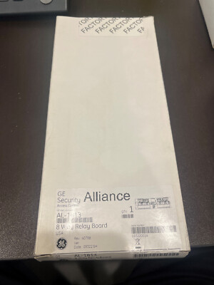 GE Security  AL-1813 8 Way Relay Module (BRAND NEW, FACTORY SEALED)