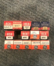 GE Philco RCA Vacuum Tubes Lot of 14 NOS Some could be used Ships from USA