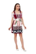 0155 Dirndl Oktoberfest German Austrian Dress Sizes: 32.34.36.38.40.42.44.
