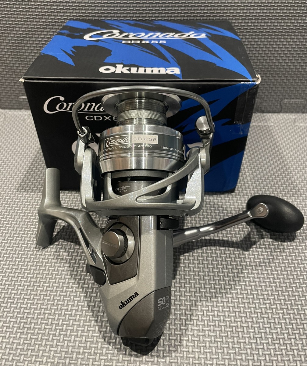 オクマ コロナド CDX55 リアドラグリール okuma coronado Fishing Reel Okuma Cdx 55 Okuma Coronado CDX Baitfeeder CDX-55