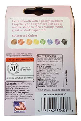 Crayola Pearl Crayons (8) - Imagen 2 de 3