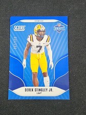 2022 Score Football NFL Draft Showcase #14 Derek Stingley Jr. 025/100 - LSU