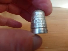 Antique Size 6 Sterling Flower Design Silver Thimble Chester 1897 Charles Horner