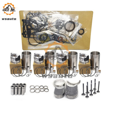 Overhaul Rebuild Kit for Komatsu 4D98E 4D98E-1 Engine FD20 FD25 FD30 Forklift