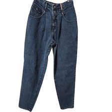 Levi's Womens High Waisted Mom Jeans Size 11 Blue Made USA 91' Vintage