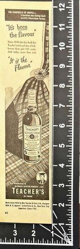 1946 Teachers Highland Cream Scotch Whisky Vintage Print Ad Campbells of Argyll - Picture 2 of 6