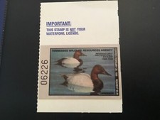 ICOLLECTZONE  US Tennessee 1988 TN12  Duck Stamp VF NH