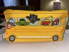 Yoobi Marvel Avengers Pencil Case Pouch Yellow School Bus BD