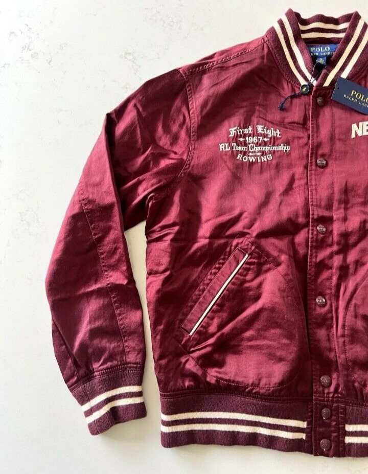 Ralph Lauren 赤 レザージャケット RALPH LAUREN】【ラルフローレン】【赤】【レザートリム