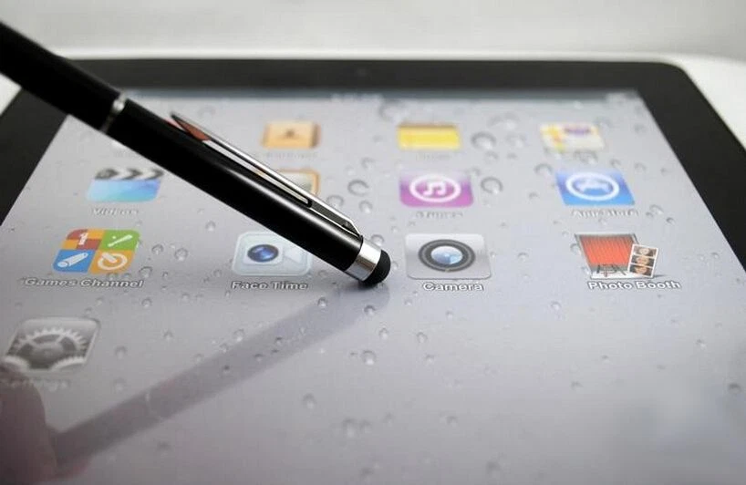 2 合 1 电容式触摸屏手写笔 圆珠笔 iPad iPhone 三星造型笔 全新 — 第 2/2 张图片