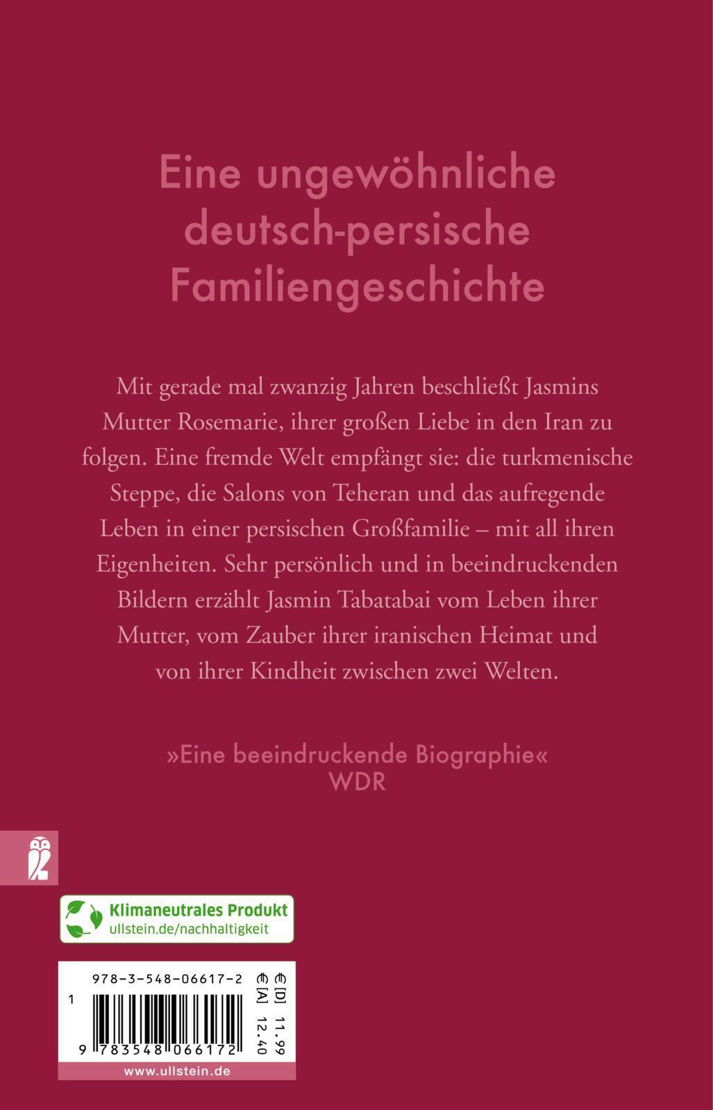 Thumbnail - Rosenjahre | Jasmin Tabatabai | Taschenbuch | 288 S. | Deutsch | 2022