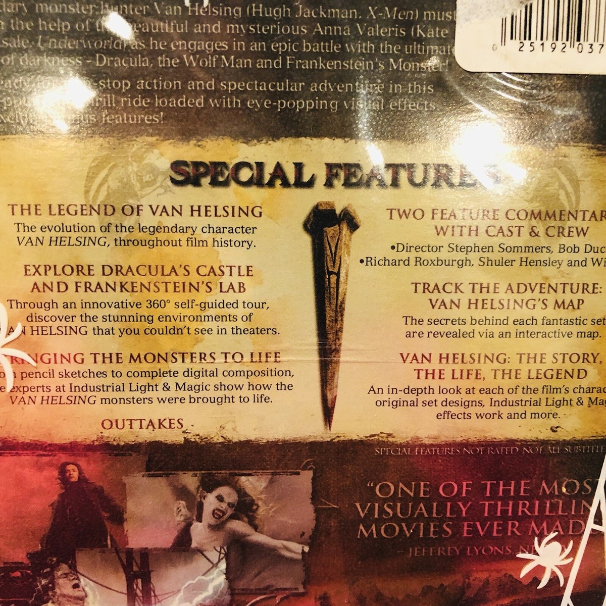 Van Helsing DVD Collectors Edition Hugh Jackman Kate