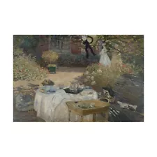 Claude Monet - The Luncheon Hand-painted Oil Painting Wall Art