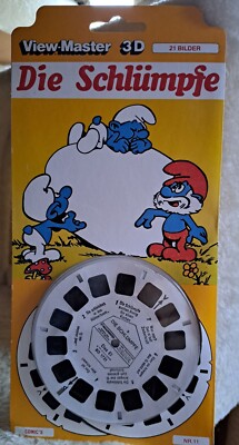 View Master Die Schlümpfe 3D 21 Bilder NEU OVP !!!