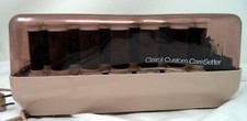 CLAIROL Custom Hair Setter Brown Velvet Electric Hot Rollers Set