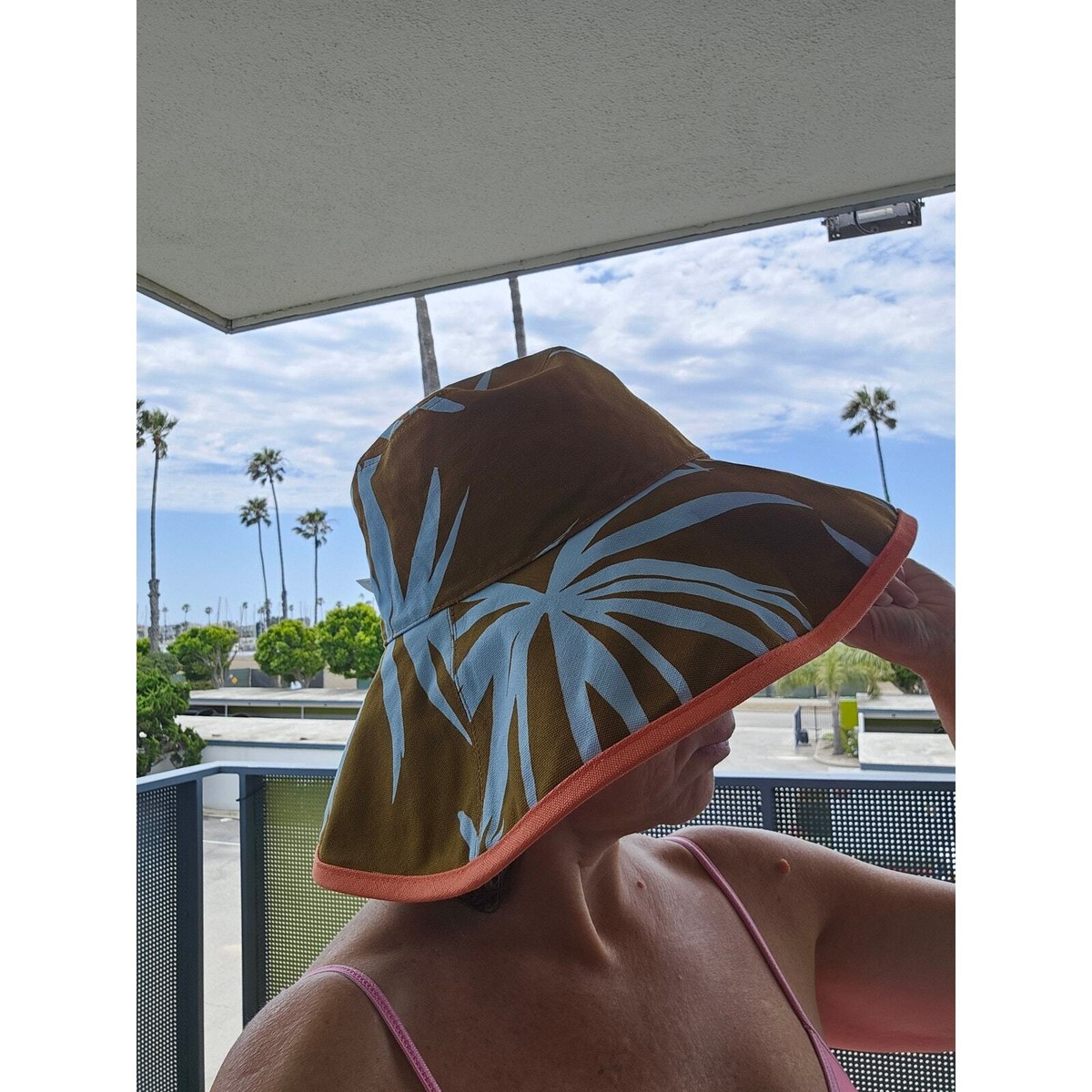 Anthropologie-Reversible Canvas Bucket Hat NWOT Anthropologie Reversible Canvas Bucket Hat | eBay main image 4