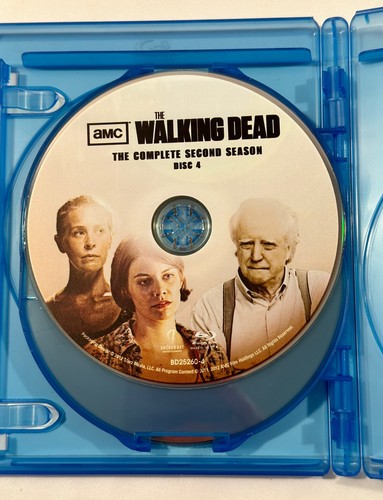 Walking Dead Blu Ray DVD Complete 2nd Season 4 Discs - Picture 5 of 5