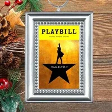 Hamilton Broadway‎ Musical Playbill Christmas Tree Ornament
