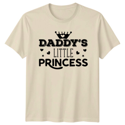 Papas kleine Prinzessin Krone T-Shirt, Vatertag Geschenk für Mädchen