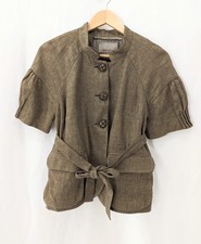 Designer Mint By Jodi Arnold Women's Size 6 Linen & Wool Blend Tweed Blazer
