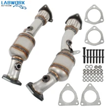 Front Left+Right Catalytic Converter Set For Audi Q7 4.2L 2007 2008 2009 2010