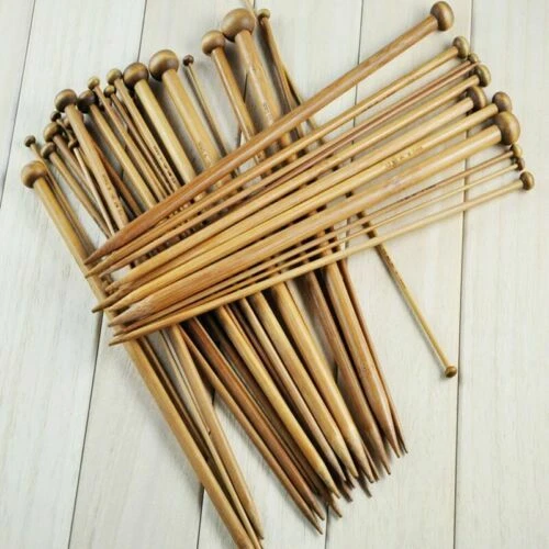 Wooden Single Point Knitting Needles