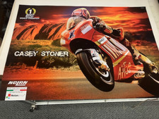 Ducati Poster Casey Stoner 2007 World Champion Nolan  Approx  680mm x 482mm