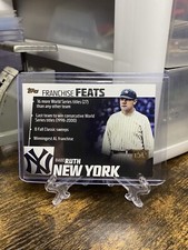 Babe Ruth 2019 Topps Franchise Feats 150 Years Stamp Gold Refractor SP #’d /150