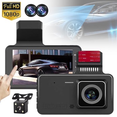 1080P Dual Lens Car Auto KFZ DVR Kamera Video Recorder Dash Cam G-Sensor Camera