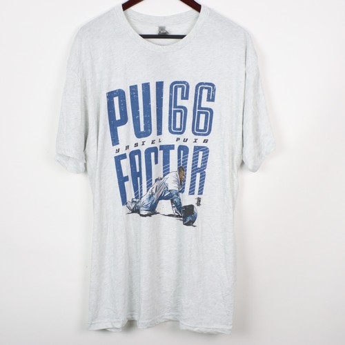 NEW 500 LEVEL Mens Los Angeles LA Dodgers Yasiel Puig Factor Shirt 2XL - 第 1/5 張圖片