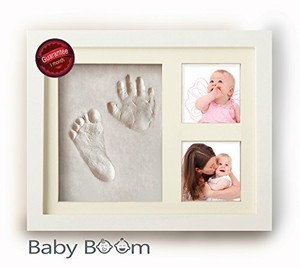 Prettyia Baby Handprint Kit /& Footprint Photo Frame for Newborn Girls and Boys