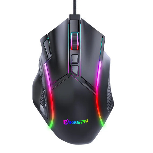 12-Button RGB Gaming Mouse with 6 DPI Levels & Programmable Keys-image