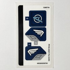 LEGO STICKER SHEET 76123 Captain America Outriders Attack Avengers Endgame Decal