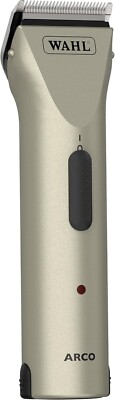 Wahl Arco Cordless Pet Clipper W. 5 in 1 Adjustable Blade For Dogs Cats Gold