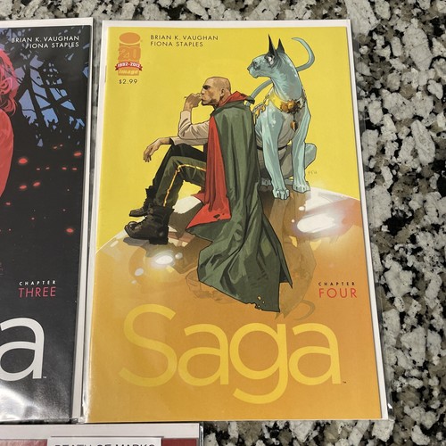 Saga Lot #2,3,4,5,55 Image Comics Comics Vaughan Staples 1st App, Death - Picture 4 of 6