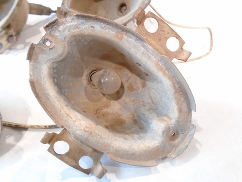 1959 Cadillac Front Turn Signal Park Lamp Buckets Set of 4 OEM - Picture 4 of 12