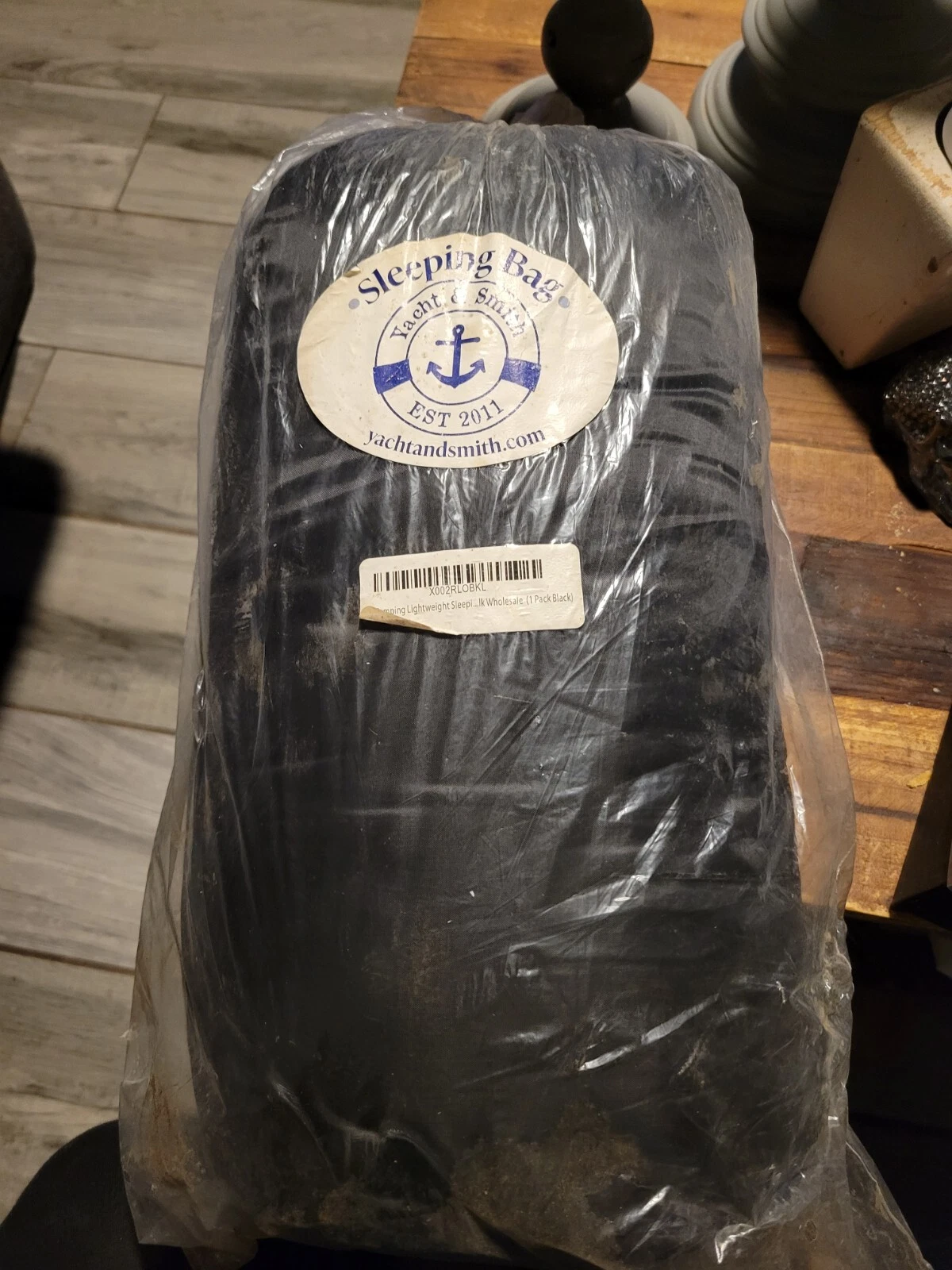 Yacht And Smith black Lightweight Sleeping Bag