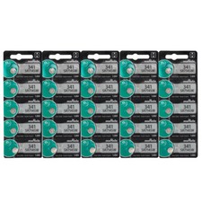 341 MURATA SR714SW 1.55V LOW DRAIN BATTERY 25 Pack