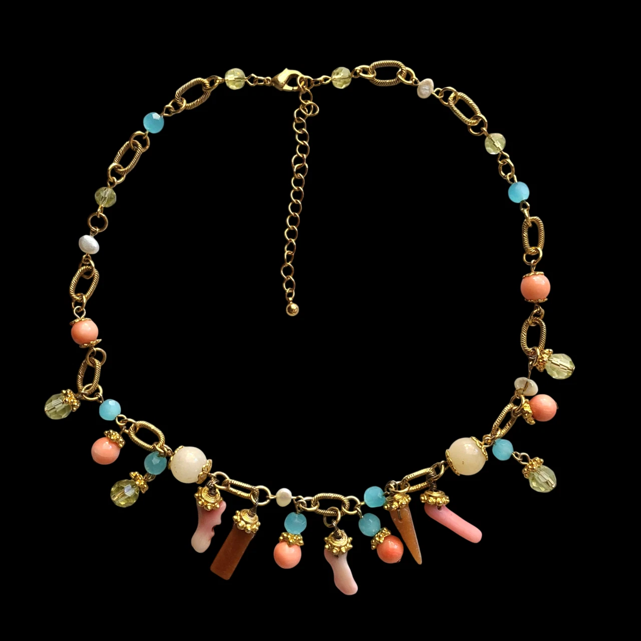 VETEMENTS Collana con Charms Catena Gioielli Moda