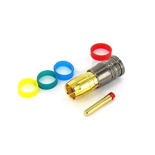 VALLEY ENTERPRISES Compression RCA Gold Coax Connectors RG59 Pack of 10